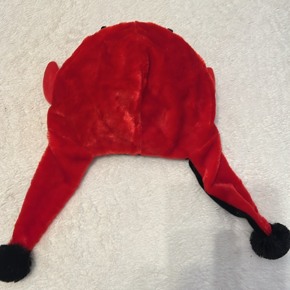 Red Devil plush headwear - Picture 5 of 7